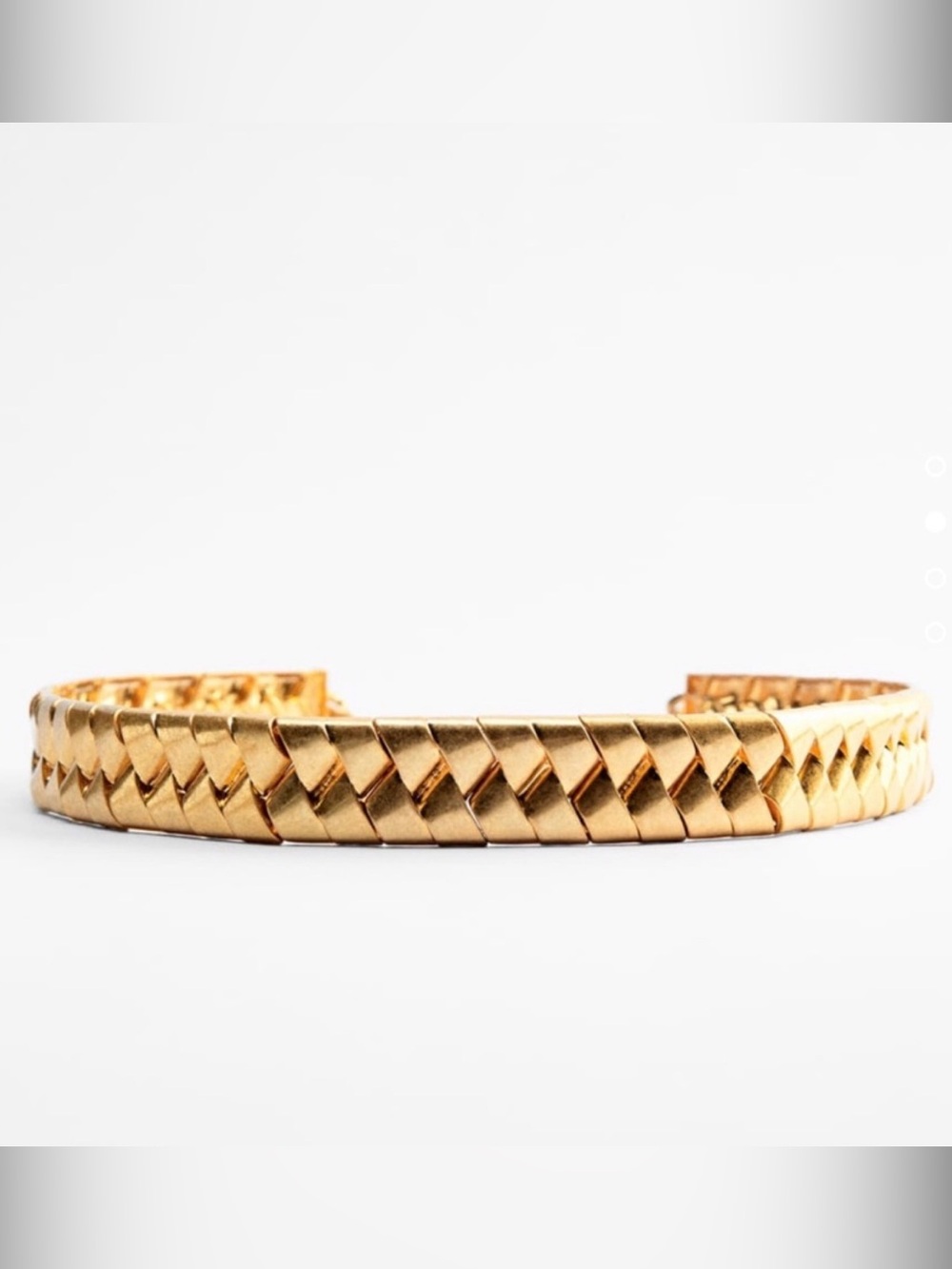 Zara chunky thick chain belt